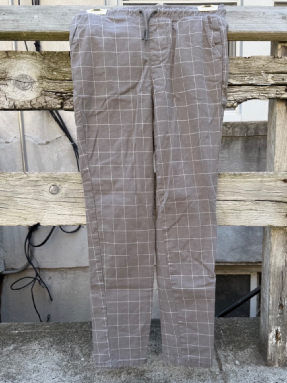 Boys checkered pants